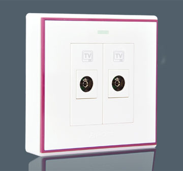 雙聯電視插座
